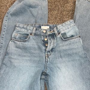 H&M wide leg jeans